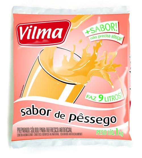 Refresco Vilma Pêssego 1Kg