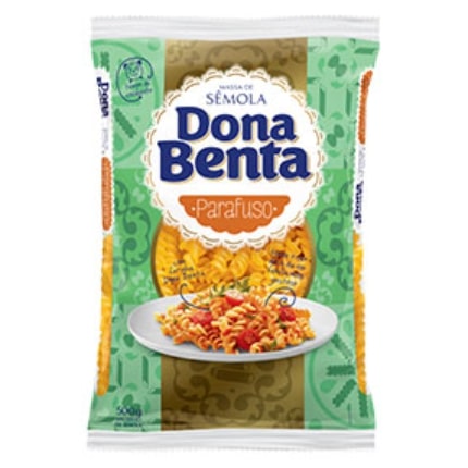 Macarrão De Sêmola Parafuso Dona Benta 500G