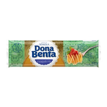 Macarrão De Sêmola Espaguete Dona Benta 500G