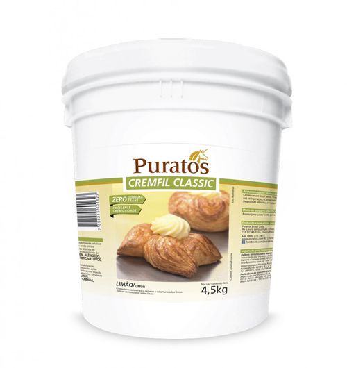Recheio De Limão Cremfil 4,5Kg Puratos