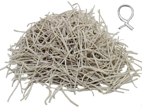 Fecho De Arame Revestido Branco 1Kg