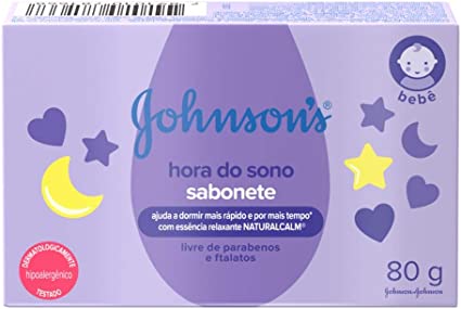 Sabonete Barra Baby Hora Do Sono 80G Johnsons