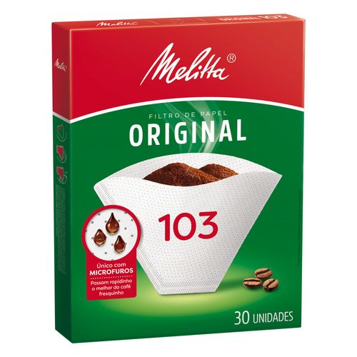 Filtro De Papel Melitta 103 C/ 30 Unidades