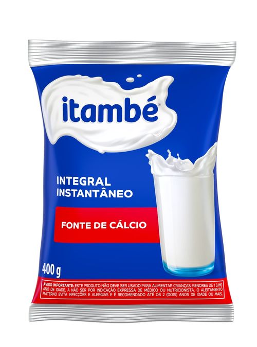 Leite Em Pó Integral Instantâneo Itambé 400G