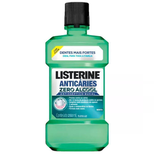 Enxaguante Bucal Listerine Anti Cáries Zero 250Ml