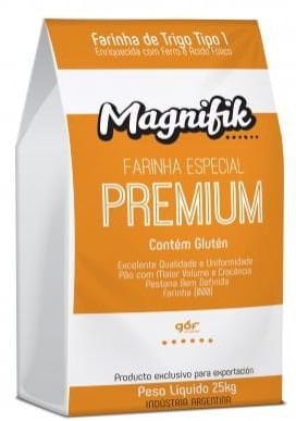 Farinha De Trigo Especial 000 25Kg Magnifik