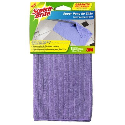 Super Pano De Chão De Micro Fibra Roxo Unitário Scotch-Brite