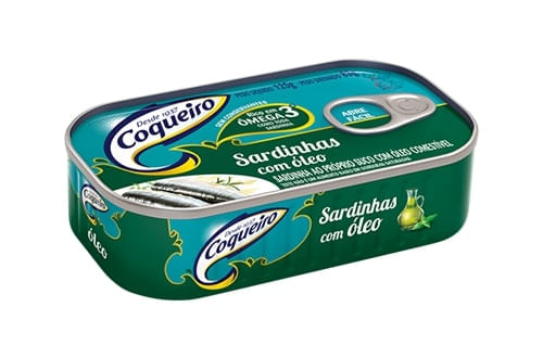 Sardinha Com Óleo Coqueiro 125G
