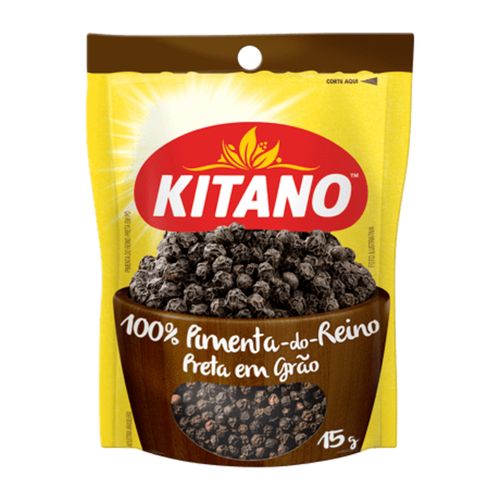 Pimenta Do Reino Preta Em Grão Kitano  15G