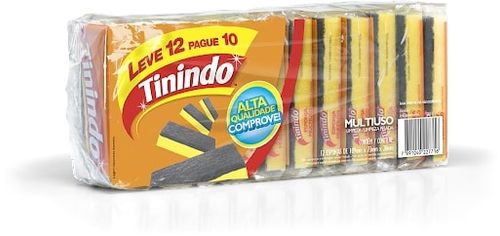 Esponja Multiuso Conjunto C/ 12unidades Tinindo