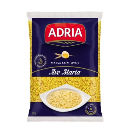 Macarrão Com Ovos Ave Maria Adria 500g