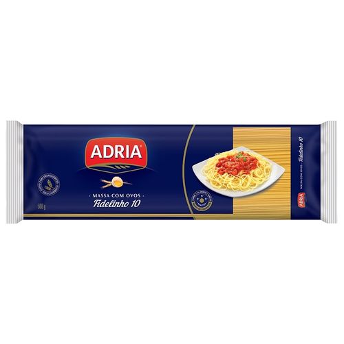 Macarrão Com Ovos Fidelinha Adria 500g