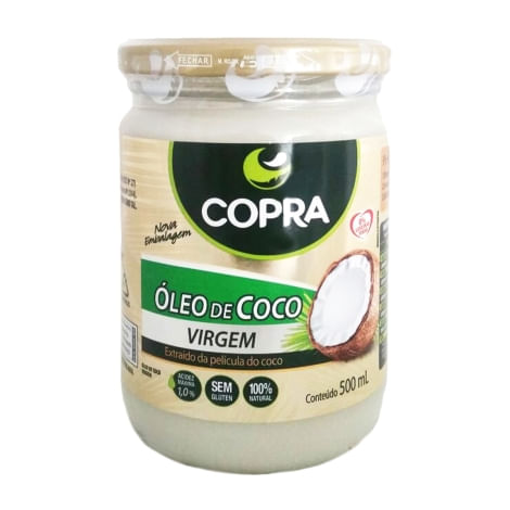 Óleo De Coco Virgem Copra 500ml