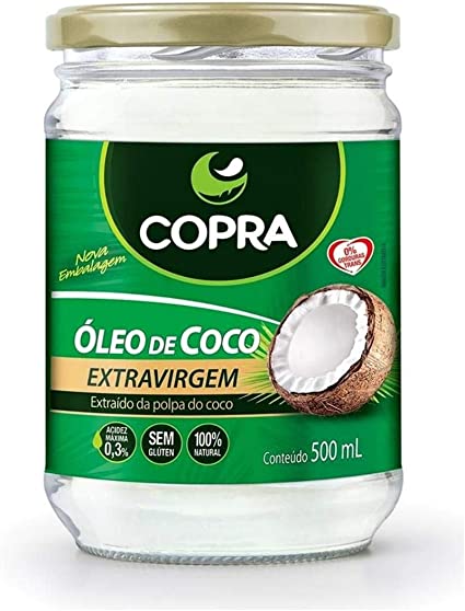 Óleo De Coco Extra Virgem Copra 500ml