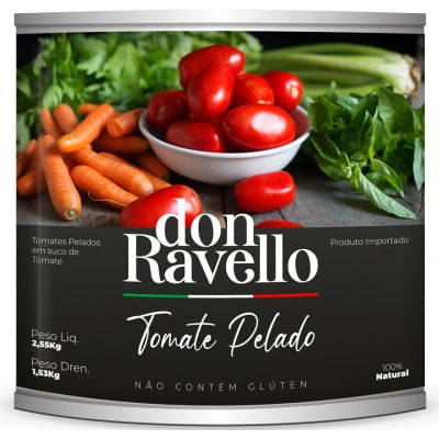 Tomate Pelado Italiano Don Ravello 2,55kg Don Ravello