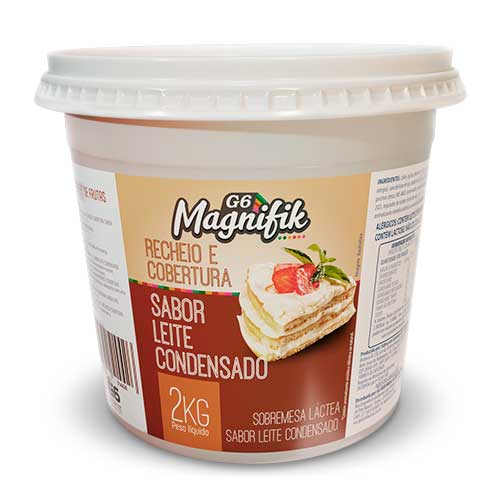 Recheio E Cobertura Láctea Leite Condensado 2Kg Magnifik