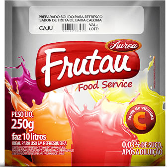 Refresco Em Pó Sabor Caju Frutau 200g