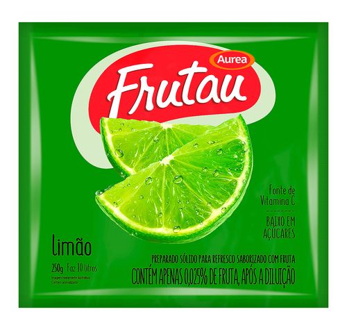 Refresco Em Pó Sabor Limão Frutau 200g