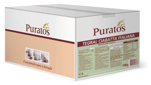 Mistura De Pão Ciabatta Italiana Tegral 10kg Puratos