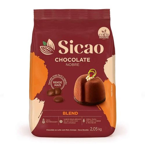 Chocolate Nobre Gotas Blend 2,05Kg Sicao