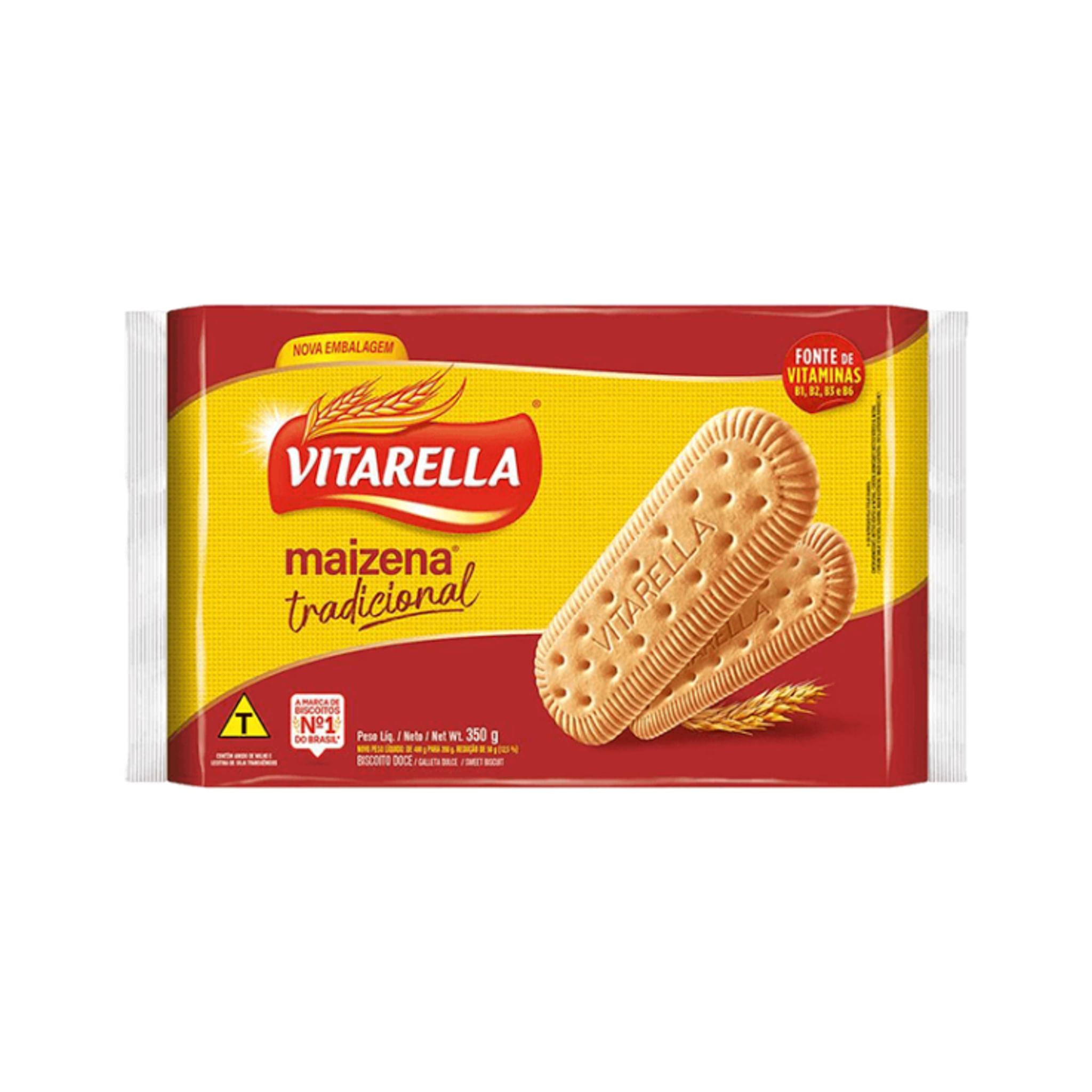 Biscoito Maizena Tradicional 350g Vitarella