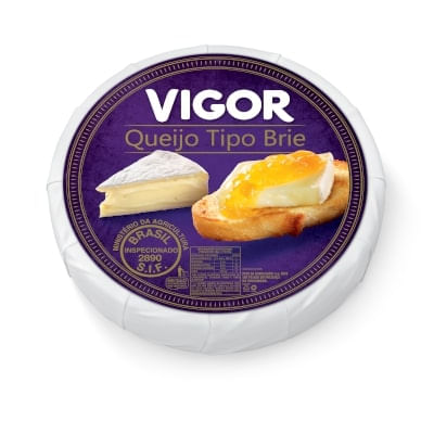 Queijo Tipo Brie 1Kg Vigor