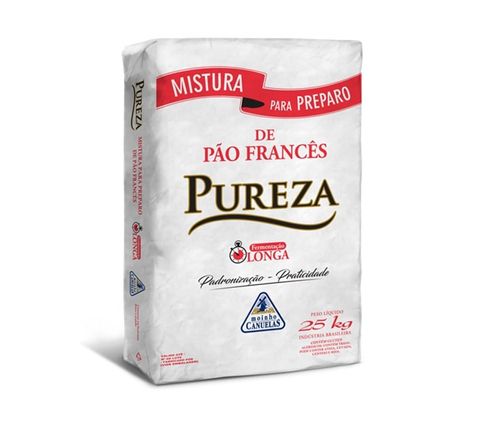 Pré Mistura De Pão Francês Pureza 25kg Cañuelas