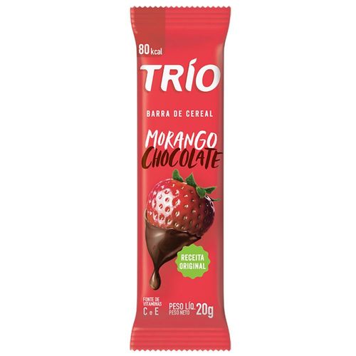 Trio Morango com Chocolate - 20g