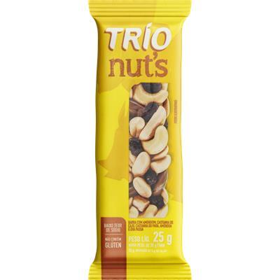 Trio Nuts Castanha Cajú/Pará e Passas - 25g