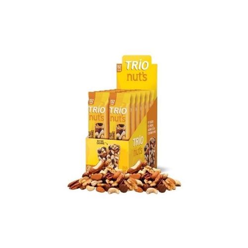 Trio Nuts Amêndoas/ Castanha de Cajú e Banana - 25g