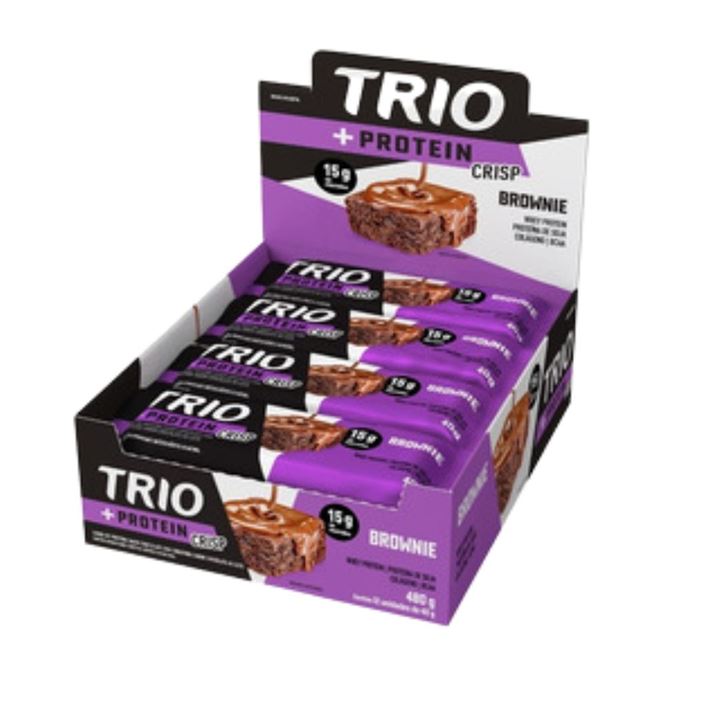 Trio + Protein Crisp Brownie 40g