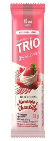 Trio Sobremesa Morango e Chantilly - 18g