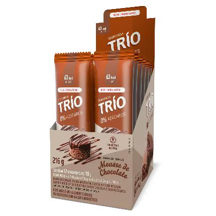 Trio Sobremesa Mousse Chocolate - 18g