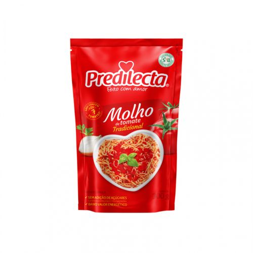 Molho De Tomate Refogado Stand Up 300G Predilecta