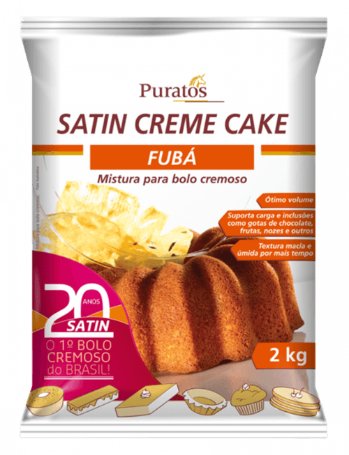 Satin Moist Cake Fubá Cremoso 2Kg Puratos
