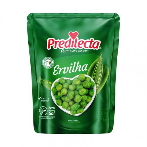 Ervilha Em Conserva Stand Up Drenado 1,7Kg Predilecta