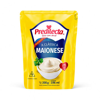 Maionese Tradicional Stand Up 200g Predilecta
