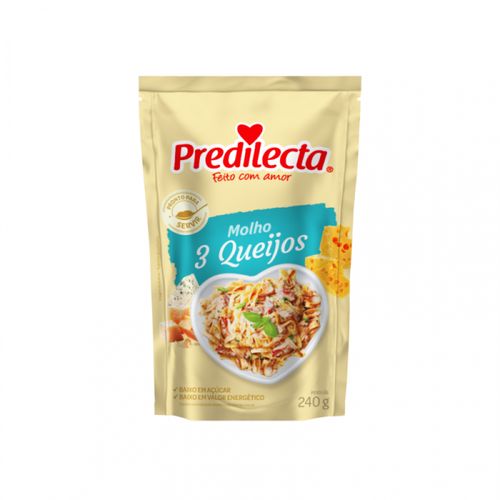 Molho 3 Queijos Stand Up 240g Predilecta