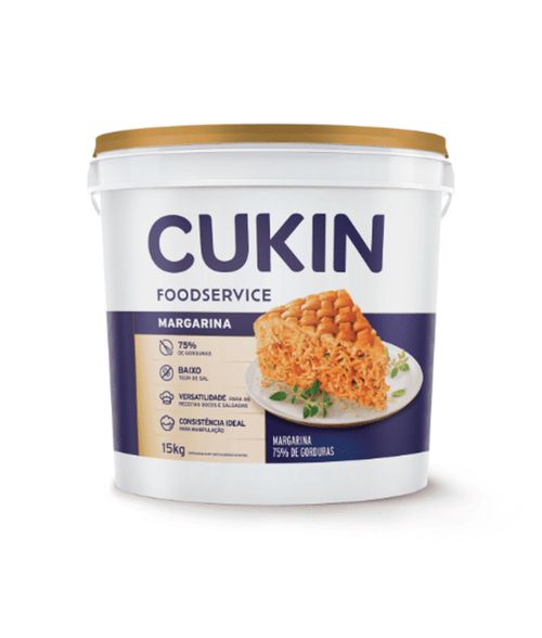 Margarina 75% C/Sal Cukin 15Kg Seara