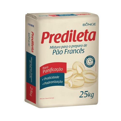 Pré Mistura De Pão Francês Predileta 25Kg Bunge