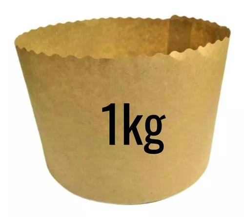 Forma Natural Para Panetone 1kg Fardo C/ 50 Unidades