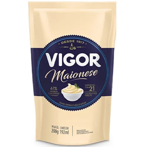 Maionese Pouch 200g Vigor