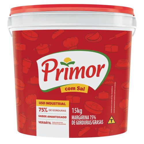 Margarina 75% C/Sal Primor 15kg Seara