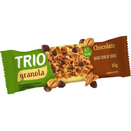 Trio Granola Sabor Chocolate 20G Pct C/3 Globalbev