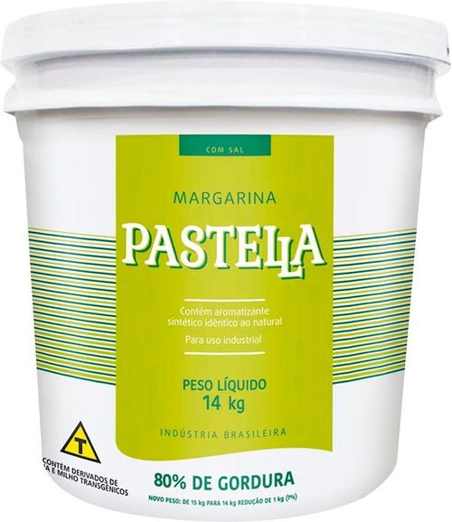 Margarina Uso Geral 80% Pastella 14Kg Leco/Vigor