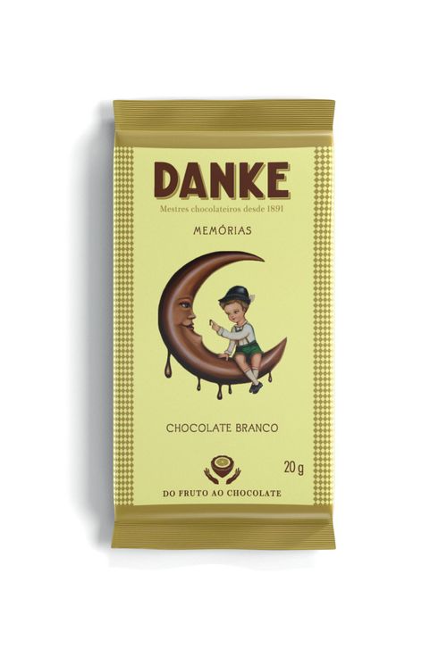 Barrinha De Chocolate Branco 20g Danke