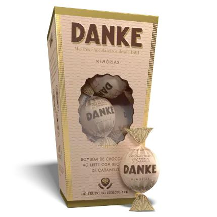 Caixa De Bombom Danke Caramelo 450G (50Un) Danke