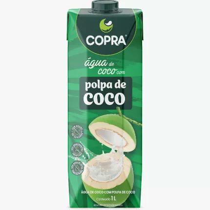 Água De Coco Com Polpa De Coco Copra 1l