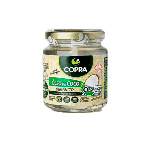 Óleo De Coco Orgânico Copra 200ml