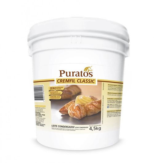 Recheio De Leite Condensado Cremfil 4,5Kg Puratos